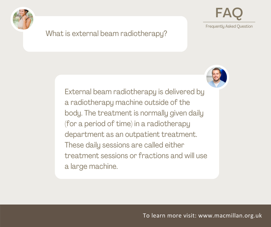 FAQ on external beam radiotherapy